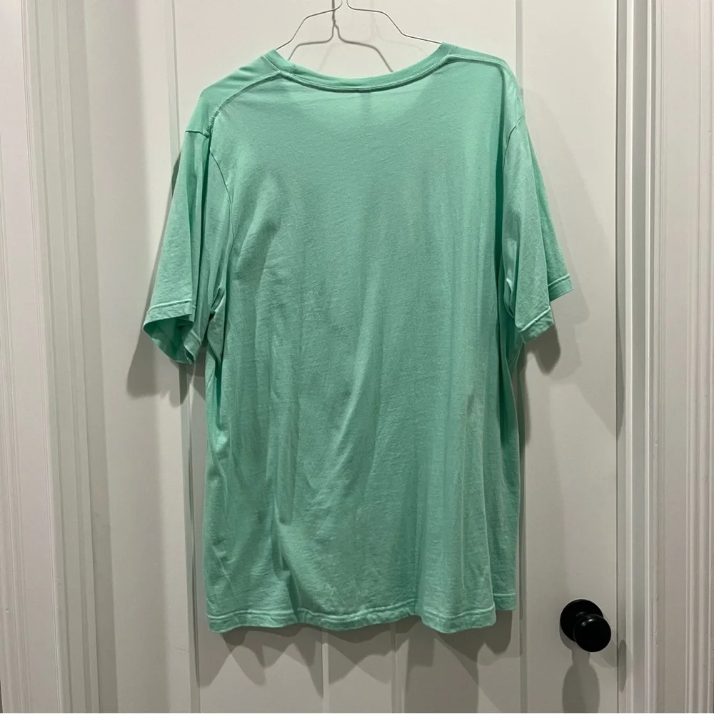 Like new Bella Canvas Green Short Sleeve Tee with Vibrant Design Size 2XL - Picture 5 of 5